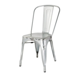 BOLERO BISTRO GEGALVANISEERD STALEN STOELEN (4 STUKS)