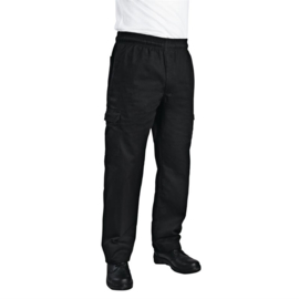 CHEF WORKS UNISEX SLIM FIT CARGO BROEK ZWART