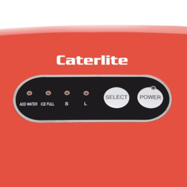 CATERLITE TAFELMODEL IJSBLOKJESMACHINE ROOD