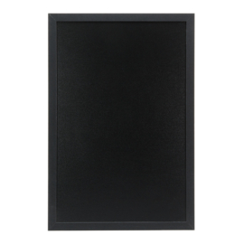 Wandkrijtbord WOODY BLACK 60 x 40 cm