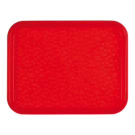 Roltex Dienblad poly - rood - 34,5x26,5 cm