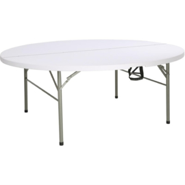 BOLERO INKLAPBARE RONDE TAFEL 183CM