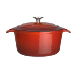 VOGUE RONDE INDUCTIE BRAADPAN ROOD 3,2L