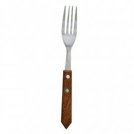 Olympia steakvork hout heft 19 cm