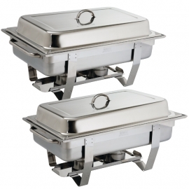 OLYMPIA MILAN CHAFING DISH SET GN 1/1 (2 STUKS)