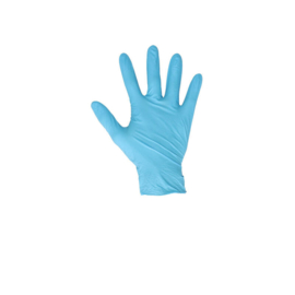 CMT nitril handschoenen blauw poedervrij medium (7-8)