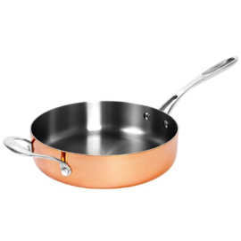 VOGUE TRIWALL KOPEREN INDUCTIE SAUTEUSE 24CM