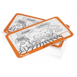 DINING KIDS PLACEMATS OM IN TE KLEUREN