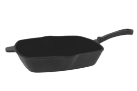 CASTARD GRILLPAN MATZWART 21X21XH4.8CM GIETIJZER