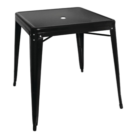 BOLERO BISTRO TAFEL VIERKANT 668MM ZWART