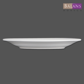 OLYMPIA WHITEWARE BORDEN MET BREDE RAND 23CM