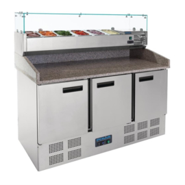 POLAR G-SERIE GEKOELDE PIZZA/SANDWICH PREPAREERCOUNTER 368L