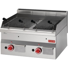 GASTRO M 600 GAS LAVASTEENGRILL 60/60 GRL