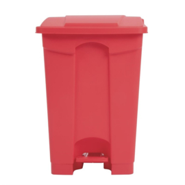 Jantex afvalemmer rood 45ltr