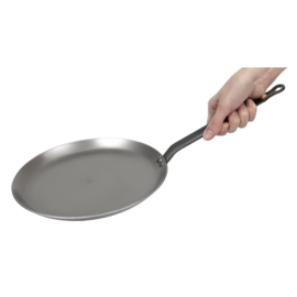 De Buyer Mineral B blauwstalen crêpepan 24cm