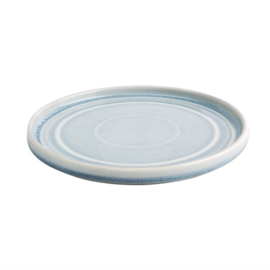 Olympia Cavolo plat rond bord ijsblauw 22cm