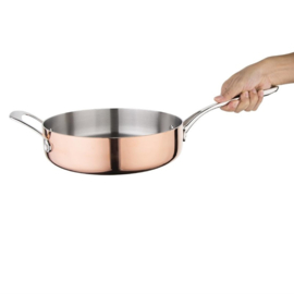 VOGUE TRIWALL KOPEREN INDUCTIE SAUTEUSE 24CM