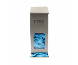 CMT wandhouder rvs multidispenser smal tbv disposables 40x14x13,5cm