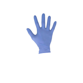 CMT soft nitril handschoenen violet blauw poedervrij medium