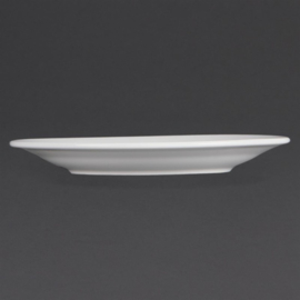 OLYMPIA WHITEWARE BORDEN MET BREDE RAND 16,5CM