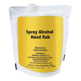 Rubbermaid Manual ongeparfumeerde handreiniger spray 60% alcohol - 400ml (12 stuks)