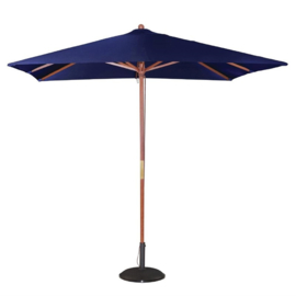 Bolero vierkante donkerblauwe parasol 2,5 meter