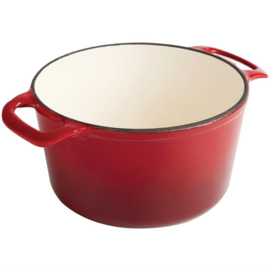 VOGUE RONDE INDUCTIE BRAADPAN ROOD 3,2L