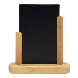 Menustandaard Krijtbord teak 17,5 x 15,5 cm