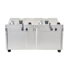 BUFFALO DUBBELE FRITEUSE 2X5L 2800W