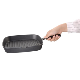 VOGUE VIERKANTE GIETIJZEREN GRILLPAN 24,1X24,1CM