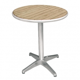 Bolero ronde tafel met essenhouten blad 60cm