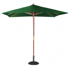 Bolero vierkante groene parasol 2,5 meter