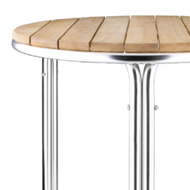 Bolero ronde essen en aluminium tafel 60cm