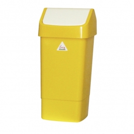 SYR afvalbak met schommeldeksel geel