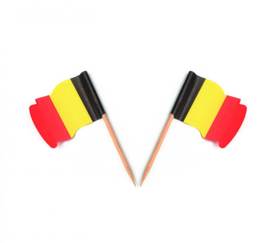Vlagprikker België wapperend (FSC®)