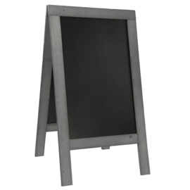 Krijtbord/Stoepbord NATURE GREY 135x74x83