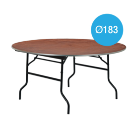 Klaptafel Brabant rond, Ø 183 cm