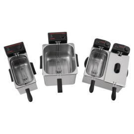 CATERLITE DUBBELE FRITEUSE VOOR LICHT GEBRUIK 2X 3,5L