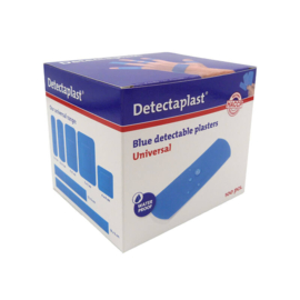 Detectaplast detect. pleister waterafstotend blauw 19x72mm