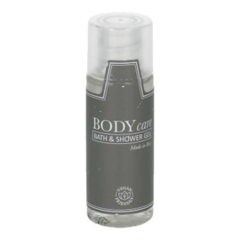 Bodycare bath & shower gel 30 ml bottle vegan friendly