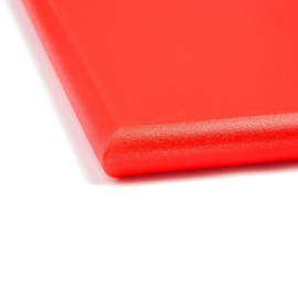 Hygiplas HDPE snijplank rood 450x300x25mm