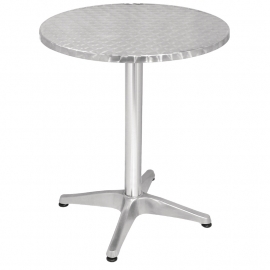 Tafel rond RVS