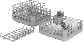 Afwaskorvenset Model SK-SET 400