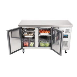 POLAR U-SERIE 2-DEURS KOELWERKBANK 228L