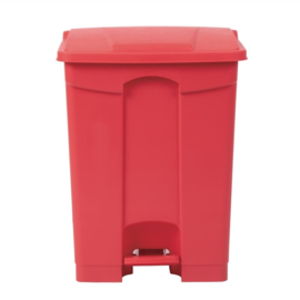 Jantex afvalemmer rood 65ltr