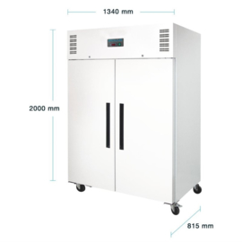 Polar G-serie 2-deurs koeling wit 1200L