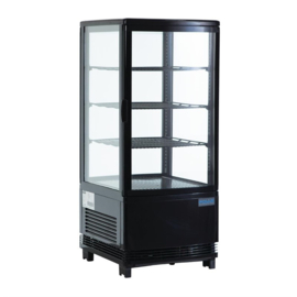 POLAR C-SERIE KOELVITRINE ZWART 68L