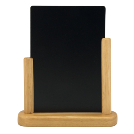 Menustandaard Krijtbord teak 23,3 x 20 cm