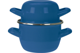 MOSSELPAN BLAUW D12CM