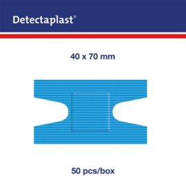 Detectaplast detect. kneukelpleister waterafstotend elastisch blauw